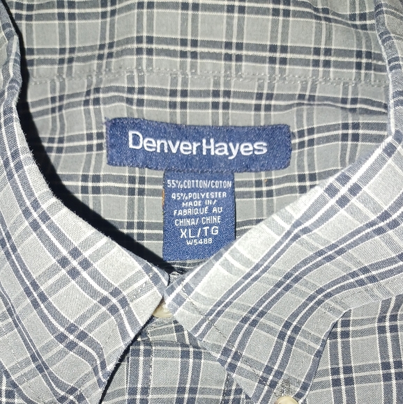 Vintage 90s Denver Hayes Button Down Long Sleeve Shirt 》Size: XL - Picture 1 of 4